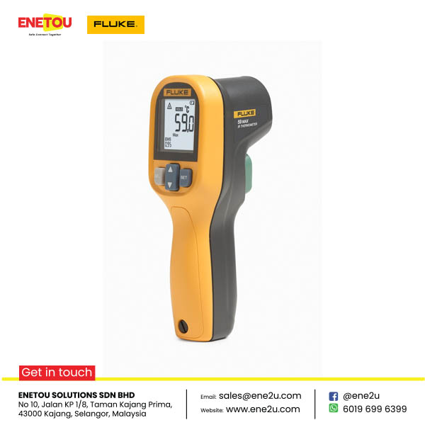FLUKE 59 MAX IR THERMOMETER TEMPERATURE